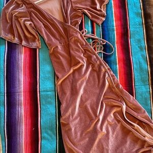Baltic Born Mauve Velvet Women’s Dress